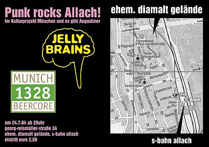 Jelly Brains Flyer München